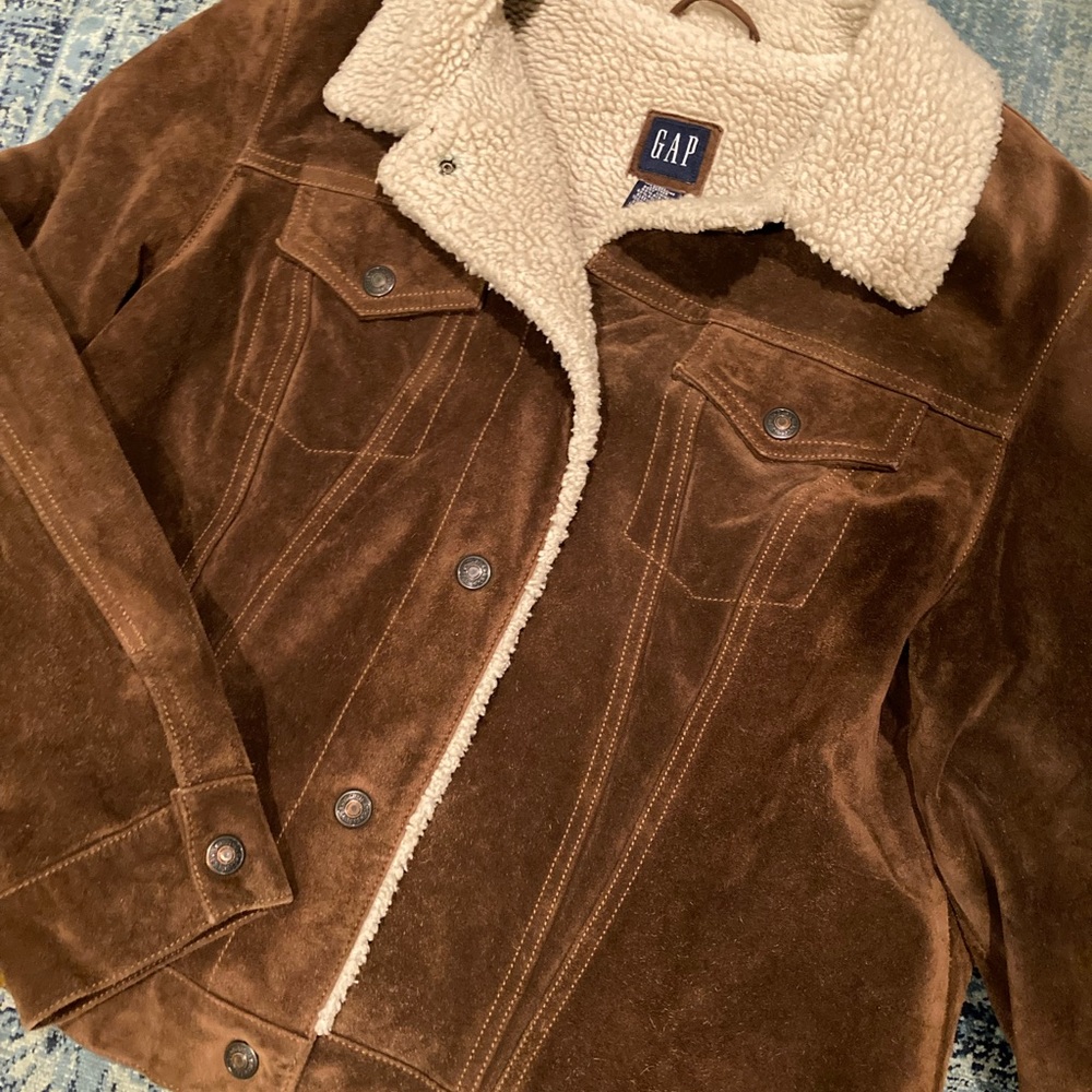 Vintage (2002) suede trucker jacket